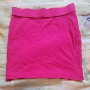 Forever 21 Hot Pink Mini Pencil Skirt